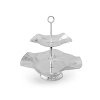 Presentoir 2 tiers wavy